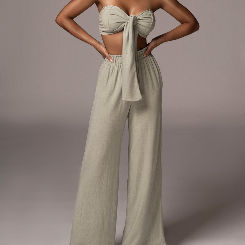 LIMITED EDITION SAGE MORE LOVE LINEN SET